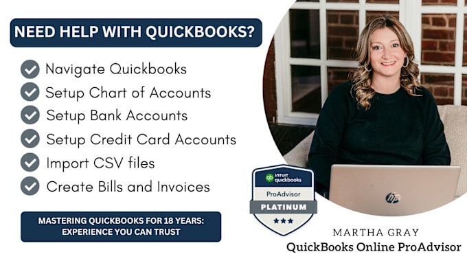 Gig Preview - Teach you how to use quickbooks online