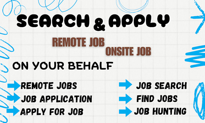 Gig Preview - Professionally search and apply for jobs on your behalf