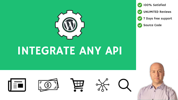 Bestseller - do integrate any rest API in your wordpress site