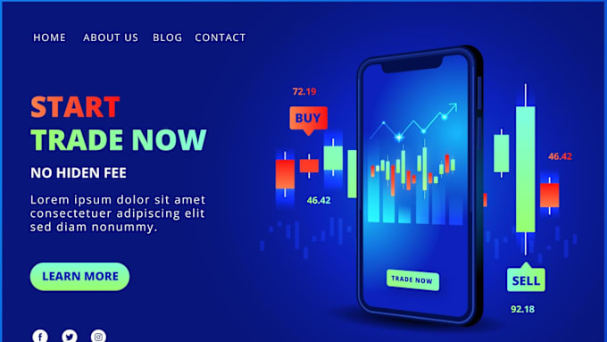 Gig Preview - Develop a custom responsive, speed optimized forex trading website