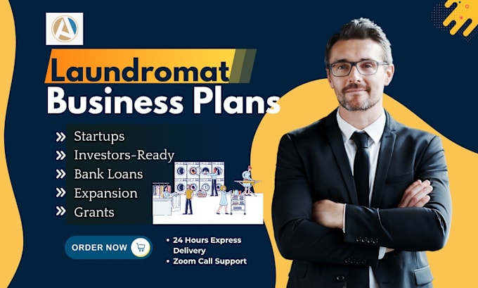 Gig Preview - Investor ready laundromat business plan and pitch deck