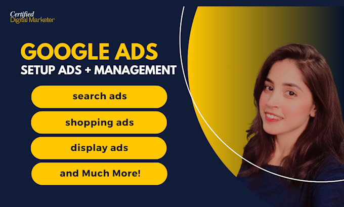 Bestseller - setup google ads adwords ppc campaigns, search, shopping ads