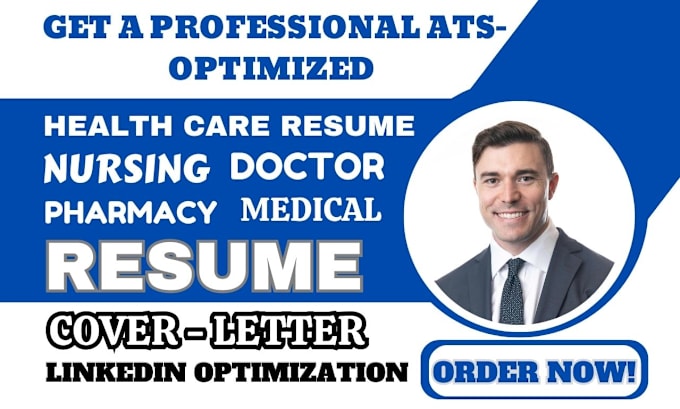 Gig Preview - Write dynamic resume for social, healthcare pharmaceutical medical professionals