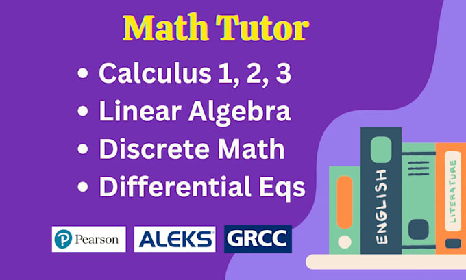 Gig Preview - Help in calculus algebra discrete math statistics and mathematics assignment