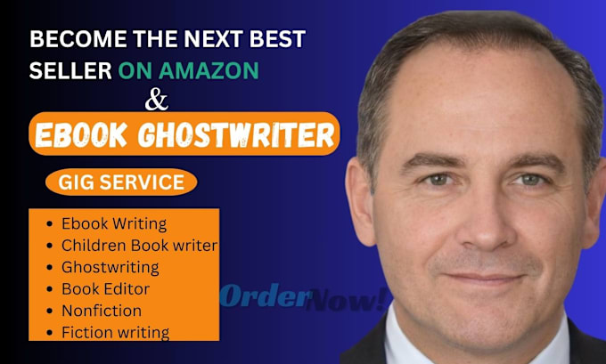 Gig Preview - Be your fiction ghostwriter, fantasy ghostwriter, ebook writer, book writer