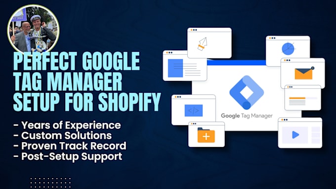 Gig Preview - Set up your google tag manager for shopify with custom code