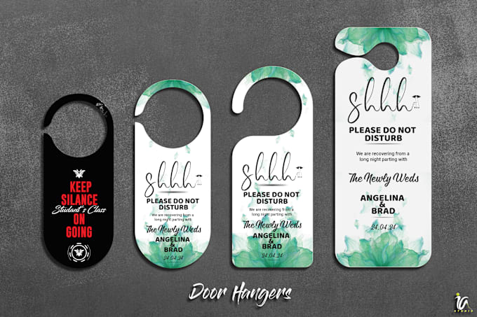 Gig Preview - Design the perfect door hanger for you