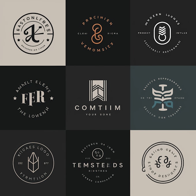 Gig Preview - Design an eye catching modern logo and brand identity