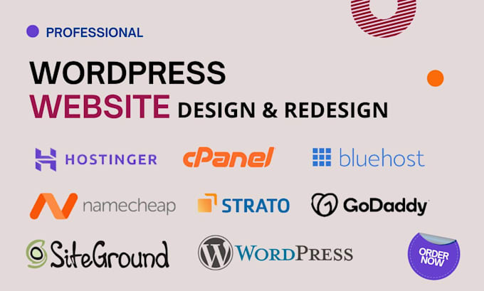 Bestseller - design wordpress website on hostinger website namecheap website strato bluehost