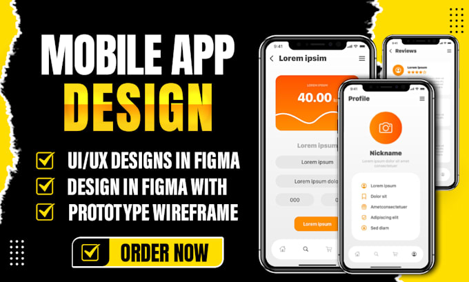 Bestseller - design mobile app UI UX in figma with prototype wireframe