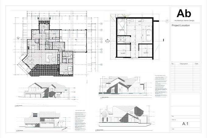 Gig Preview - Architectural blueprint adu, garage, deck, floor plan for your city permit