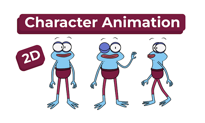 Gig Preview - Create a 2d cartoon character animation