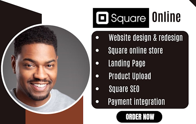 Gig Preview - Square online store square website redesign squarespace website design