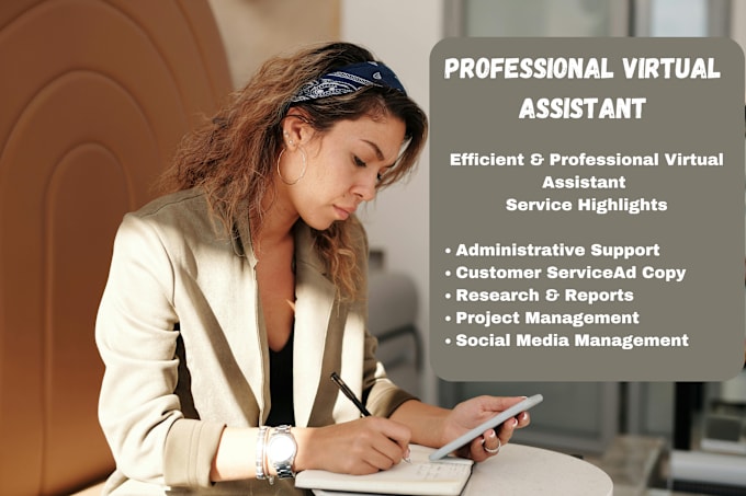 Gig Preview - Be your efficient and professional virtual assistant