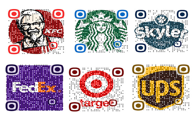 Bestseller - create visual qr code design with the logo of your business