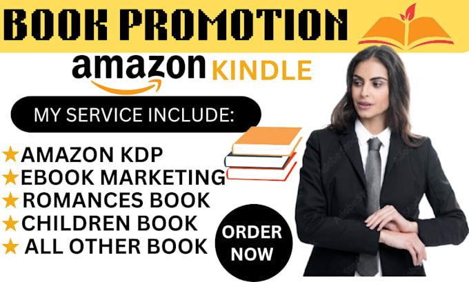 Gig Preview - Do amazon kdp book publishing children book promotion christian ebook marketing