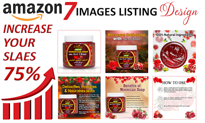 Gig Preview - Professional amazon product image editing and listing picture design