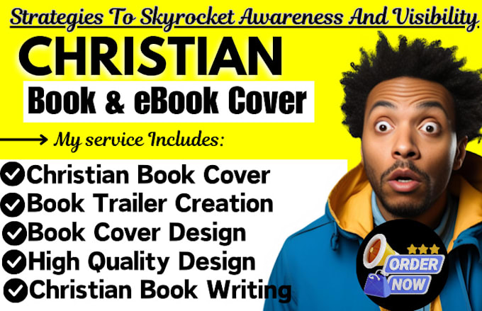 Bestseller - design christian book cover, ebook kindle createspace book cover design