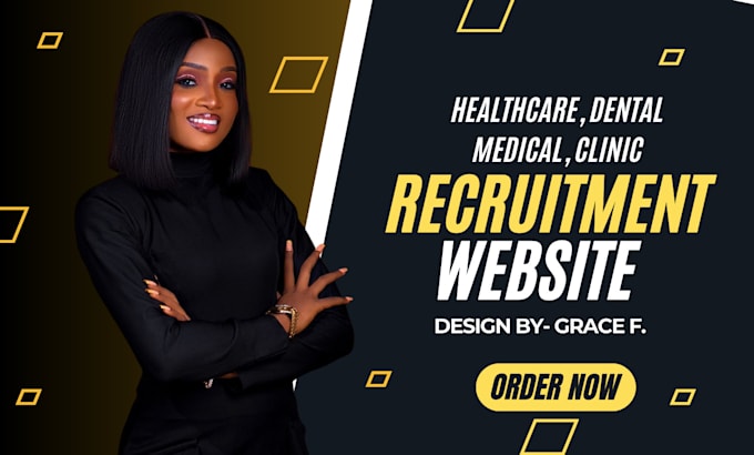 Gig Preview - Design homecare, healthcare, dental, clinic, medical recruitment website