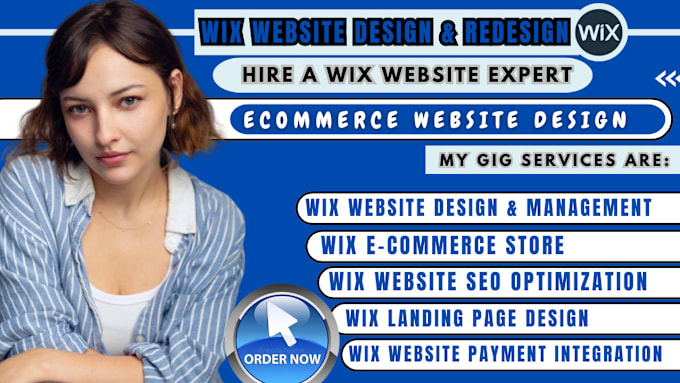 Bestseller - design wix website, redesign wix website, do wix seo, wix website development