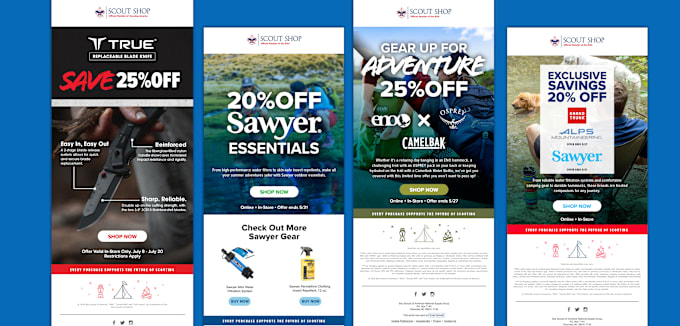 Bestseller - design an eye catching email campaign