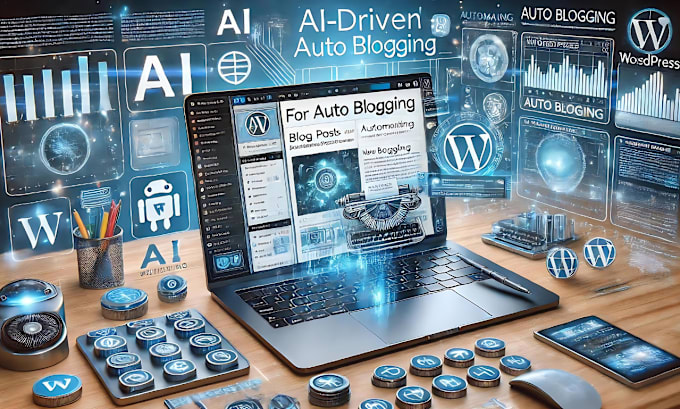 Gig Preview - Automate your wordpress blog with ai