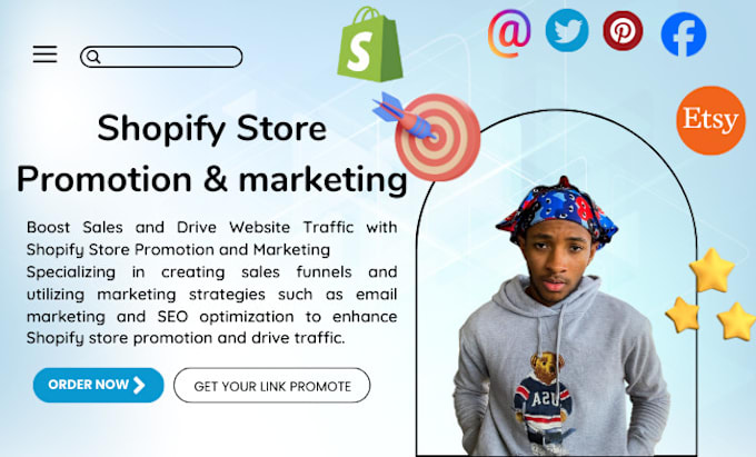 Gig Preview - Boost shopify store sales, shopify marketing, store promotion to boost sales