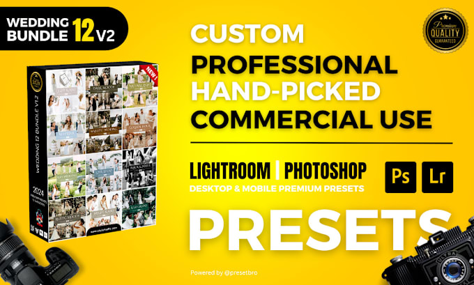 Gig Preview - Professionally create premium presets for lightroom and photoshop