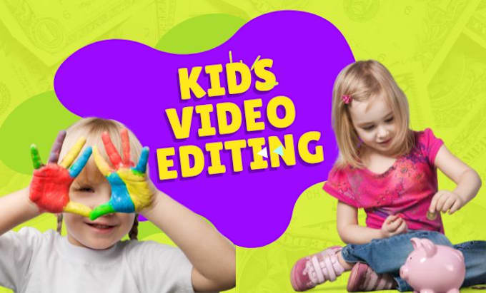 Gig Preview - Do quick youtube video editing for kids channel