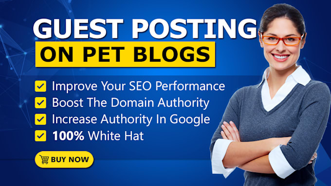 Gig Preview - Submit high quality guest posts on pet blogs with high quality backlinks