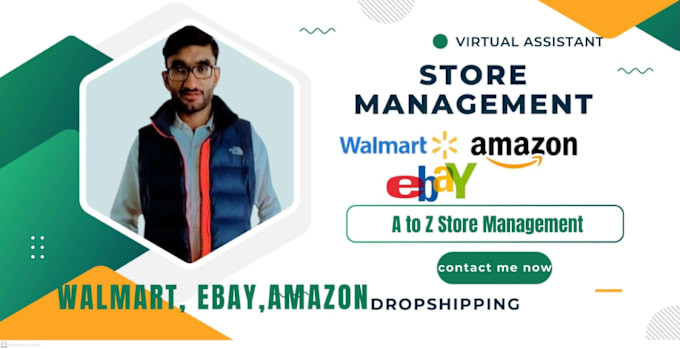 Gig Preview - Be amazon walmart and ebay virtual assistant services provider