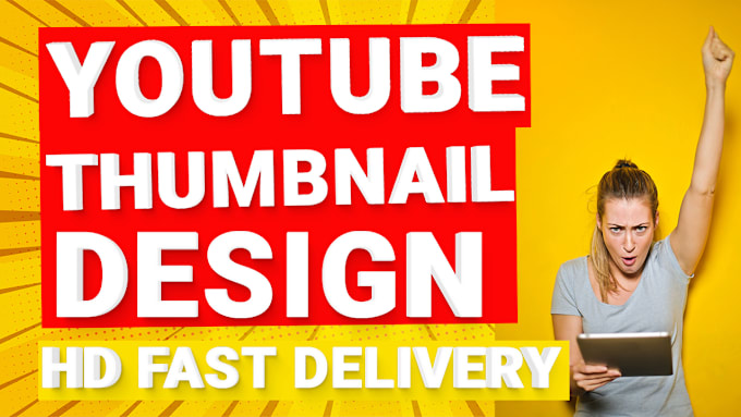 Gig Preview - Create best attractive you tube thumbnail design