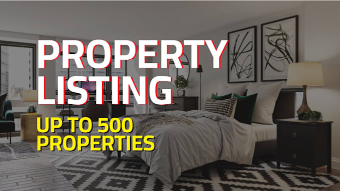 Gig Preview - List property on booking airbnb property finder