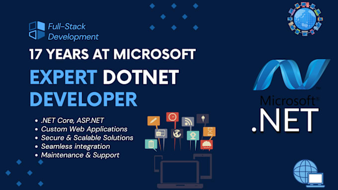 Gig Preview - Develop asp dot net custom software or web application