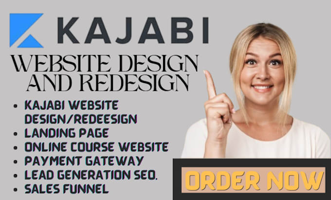 Gig Preview - Setup kajabi website design, kajabi website redesign revamp develop edit upgrade