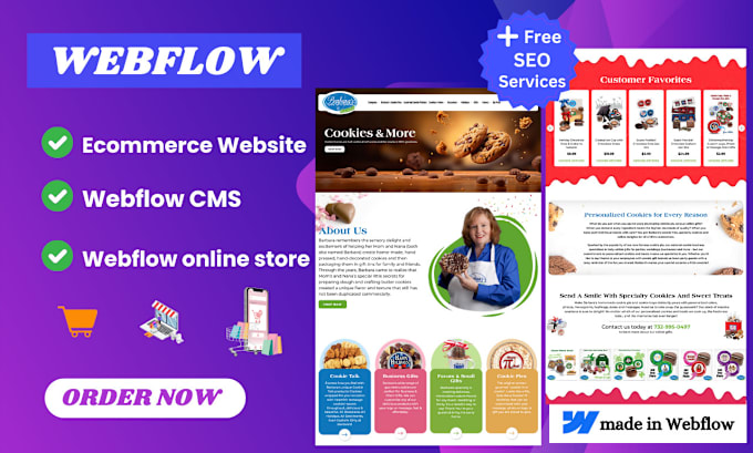 Bestseller - webflow ecommerce website, webflow cms, webflow online store, webflow blog