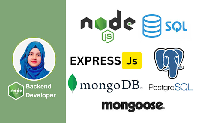 Gig Preview - Be your node js express js mongodb postgres backend developer