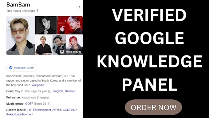 Bestseller - do an approved google knowledge panel for personal and brand