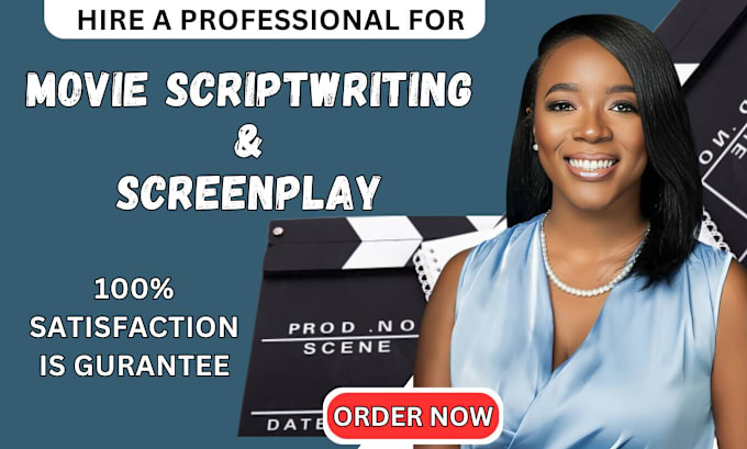 Gig Preview - Do script writing,movie script writing, screenplay and any movie script services