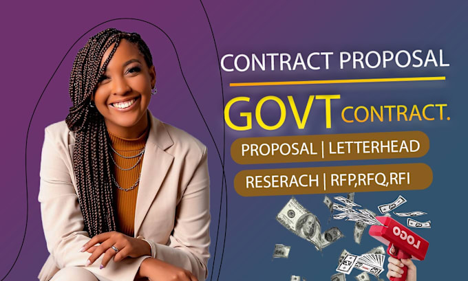 Gig Preview - Government contract proposal, government contract specialist