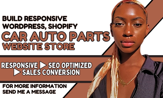 Gig Preview - Car parts website, auto parts store, car auto parts website wordpress, shopify