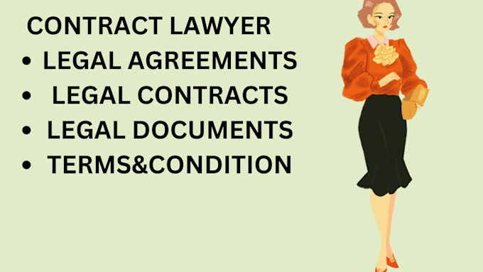 Gig Preview - Draft contracts and other legal documents such as nda, mou, privacy policy, saas