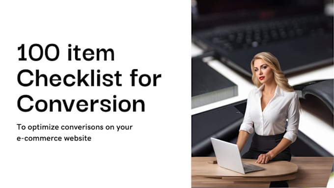 Gig Preview - 100 item checklist for conversions on your website