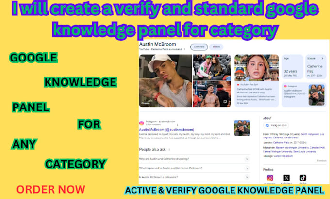 Bestseller - do approved and verified google knowledge panel for any category