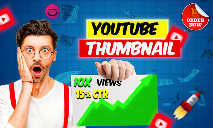 Gig Preview - Create amazing youtube thumbnails design to boost views