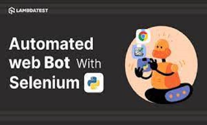 Gig Preview - Create python spam bot and web automation tools using selenium