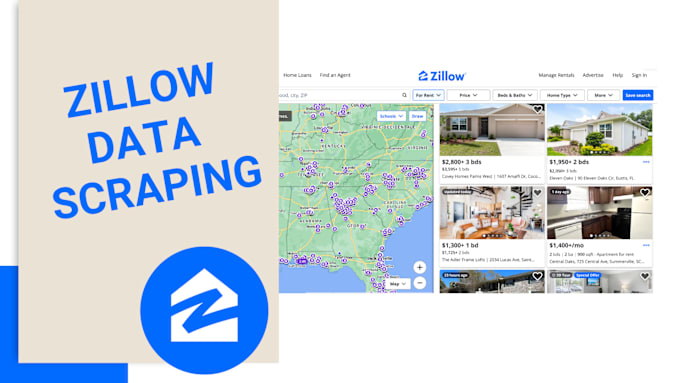 Gig Preview - Scrape any zillow data