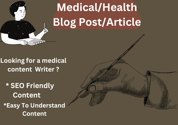 Gig Preview - Write SEO medical blogs and health articles