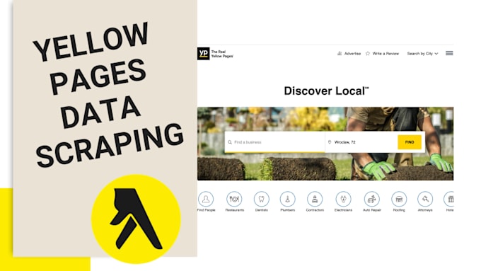 Gig Preview - Scrape any yellow pages data