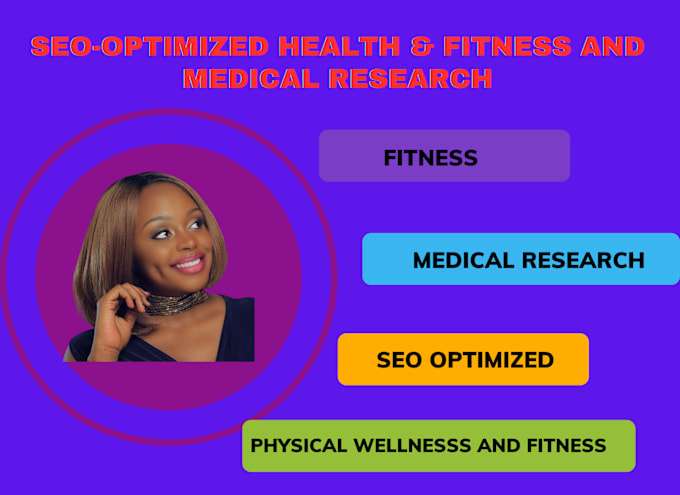 Gig Preview - Write SEO health and fitness, mental health articles or blog posts